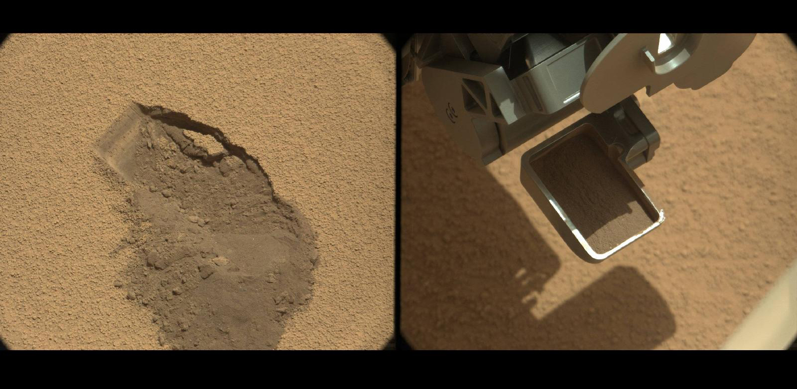 Curiosity Rover Resumes Eyeing 1st Scoop of Mars Dirt
